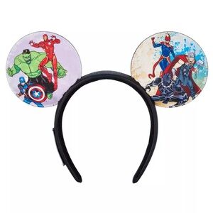 🆕 Loungefly x Marvel Avengers Unisex Ears Headband w/Removable Bow